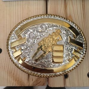 Silver Plated Belt Buckle